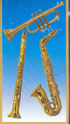 3 Musical Instruments Decorations