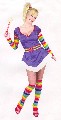 Rainbow Arm & Leg Warmer Set