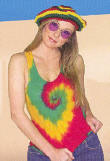 Rasta Tie Dye Tank Top